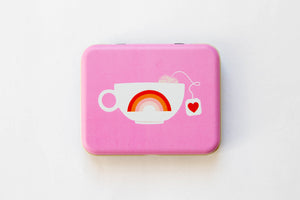 Rainbow Tea Tin, Melody Miller, RS-TIN-57