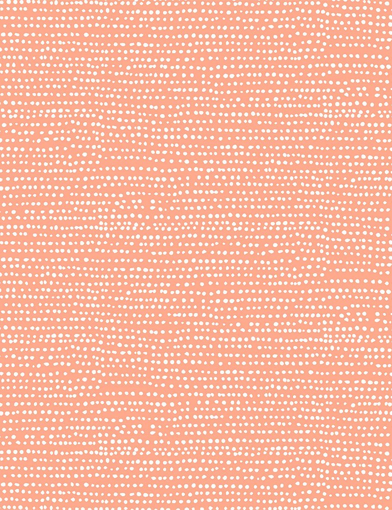 Catitude Moonscape in Coral, Dear Stella Designs, Stella-1150 Coral