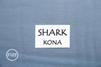 Shark Kona Cotton Solid Fabric from Robert Kaufman, K001-1854