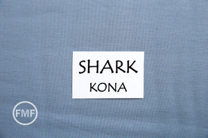 Shark Kona Cotton Solid Fabric from Robert Kaufman, K001-1854