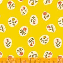 Load image into Gallery viewer, Small Roses in Yellow, Heather Ross 20th Anniversary Collection, Windham Fabrics, 40930A-7
