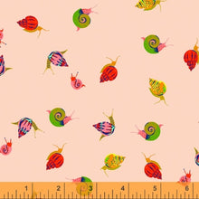Load image into Gallery viewer, Snails in Peach, Heather Ross 20th Anniversary Collection, Windham Fabrics, 42209A-13

