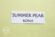 Load image into Gallery viewer, Summer Pear Kona Cotton Solid Fabric from Robert Kaufman, K001-1856
