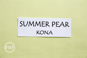 Summer Pear Kona Cotton Solid Fabric from Robert Kaufman, K001-1856
