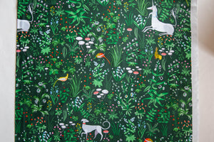 Tapestry in Green, The Lovely Hunt, Lizzy House, A-7977-G