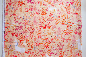 Tapestry in Peach, The Lovely Hunt, Lizzy House, A-7977-O