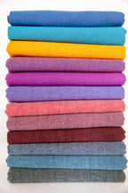 Andover Chambray Solids Bundle, 12 Pieces, 100% Cotton, A-C