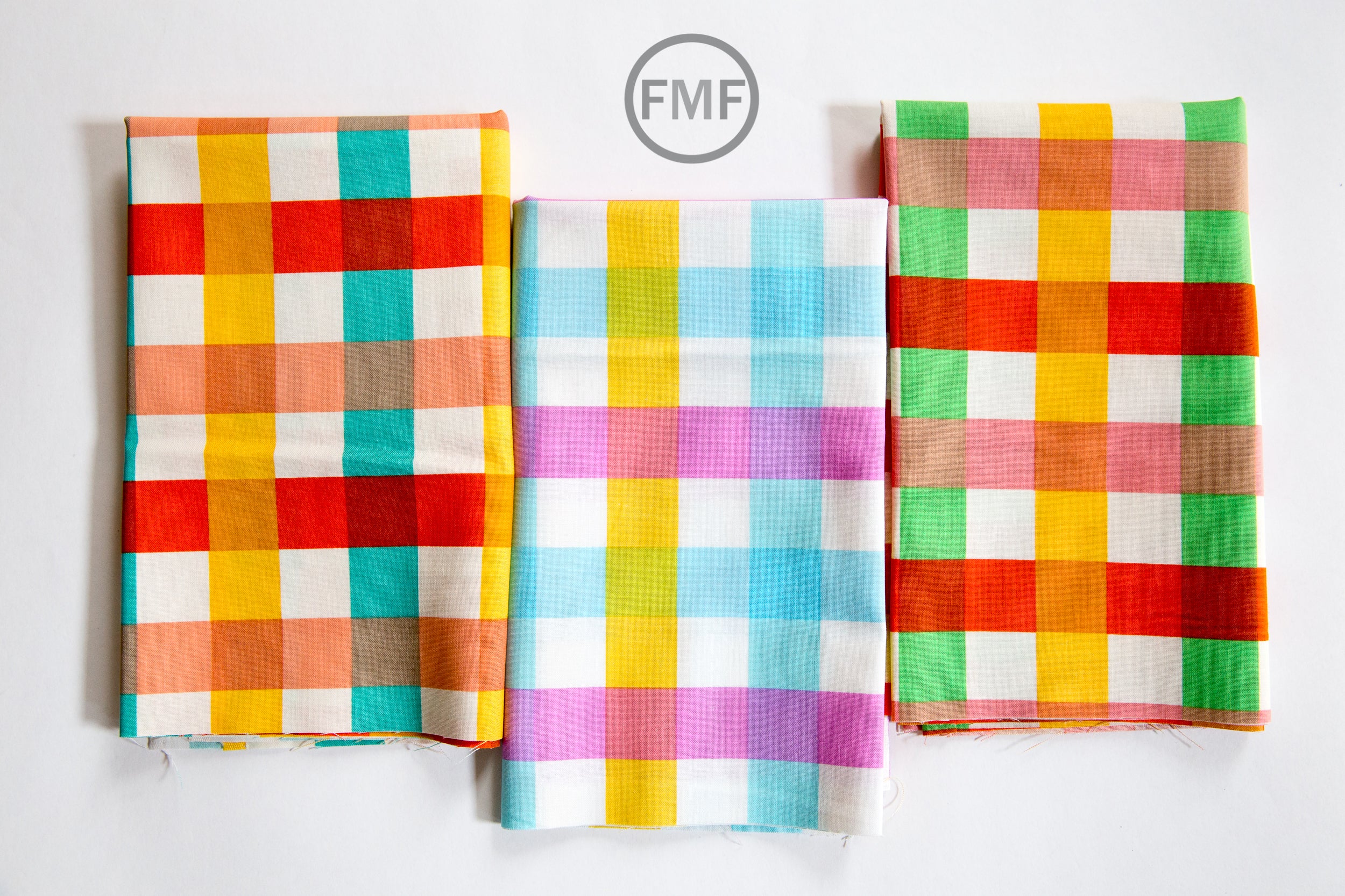 Malibu Big Gingham in Green, Heather Ross, 52148-11