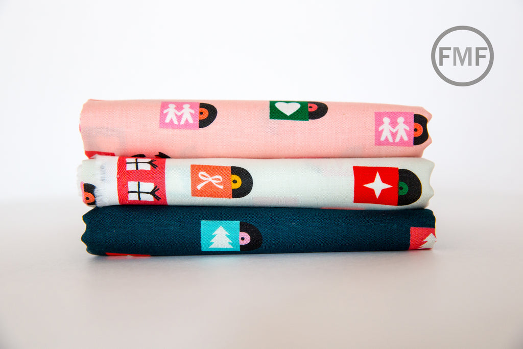 Flurry Christmas Tunes in Peach Fizz, Ruby Star Collaborative, RS5029 12