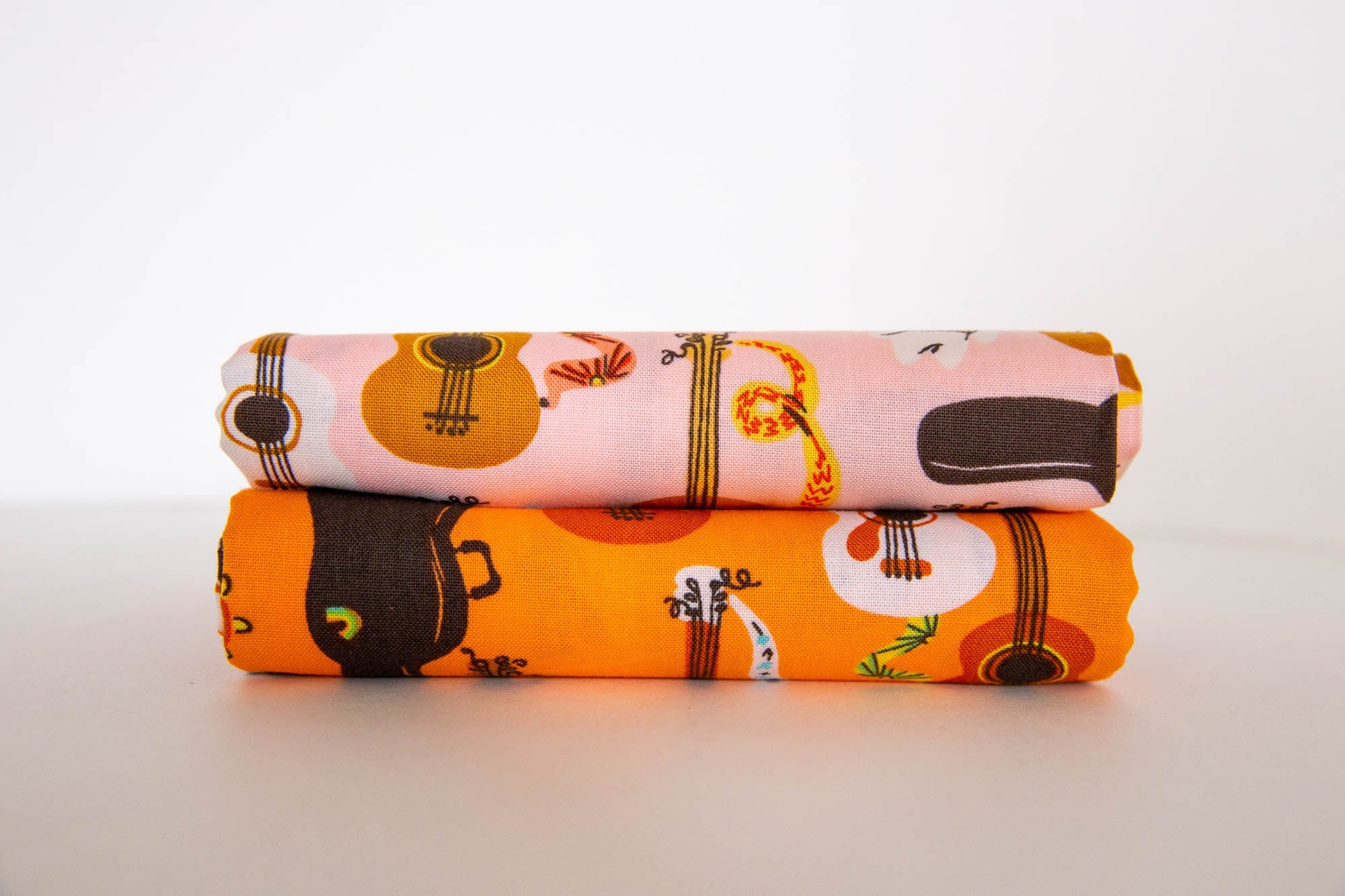 Far Far Away 3 Guitars in Pink, Heather Ross, 52754-1