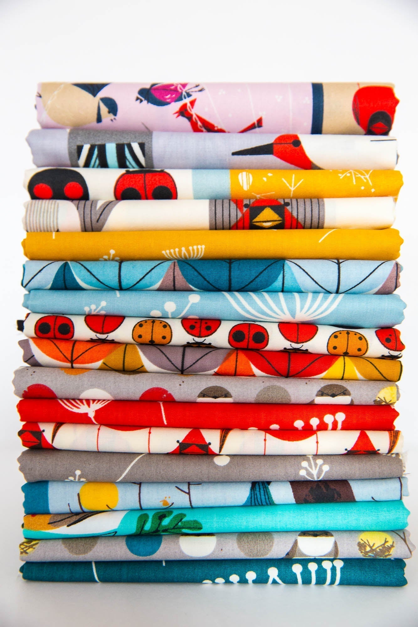 14-Inch End of Bolt Remnant Charley Harper Vol. 1, Twigs in Mineral, The Original Collection, CH-11 Mineral