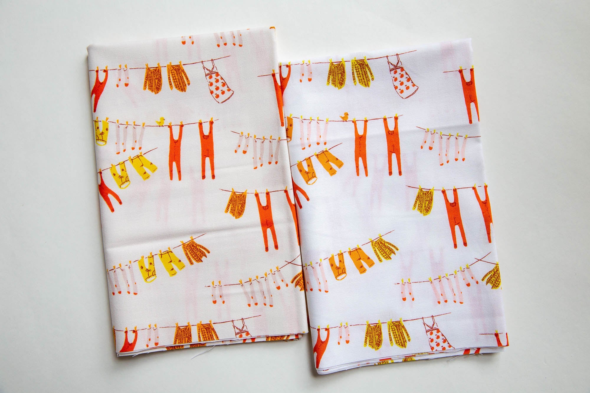 Far Far Away 3 Laundry in Cream, Heather Ross, 52755-5