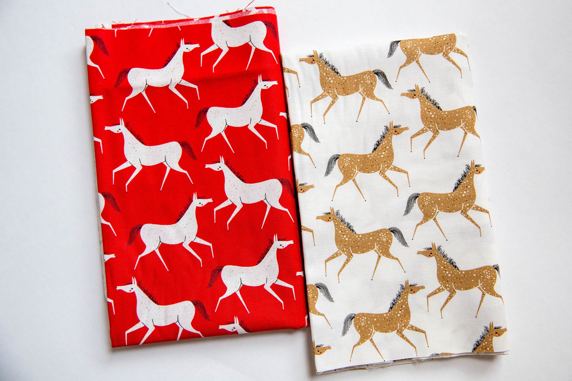 Farm Charm Pony Party Bundle, 2 Pieces, Gingiber, Moda Fabrics, 48293