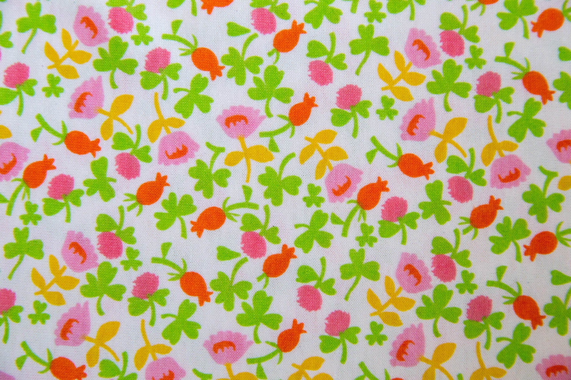 Briar Rose KNIT Calico in Pink, Heather Ross, Jersey Cotton Knit Fabric, 37027J-6