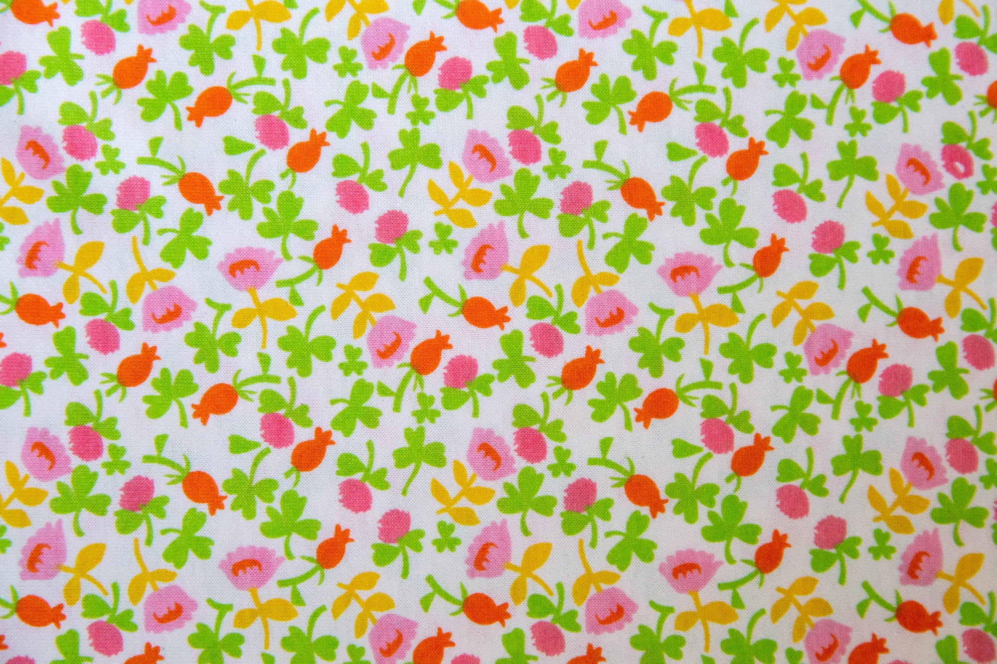 Briar Rose KNIT Calico in Pink, Heather Ross, Jersey Cotton Knit Fabric, 37027J-6