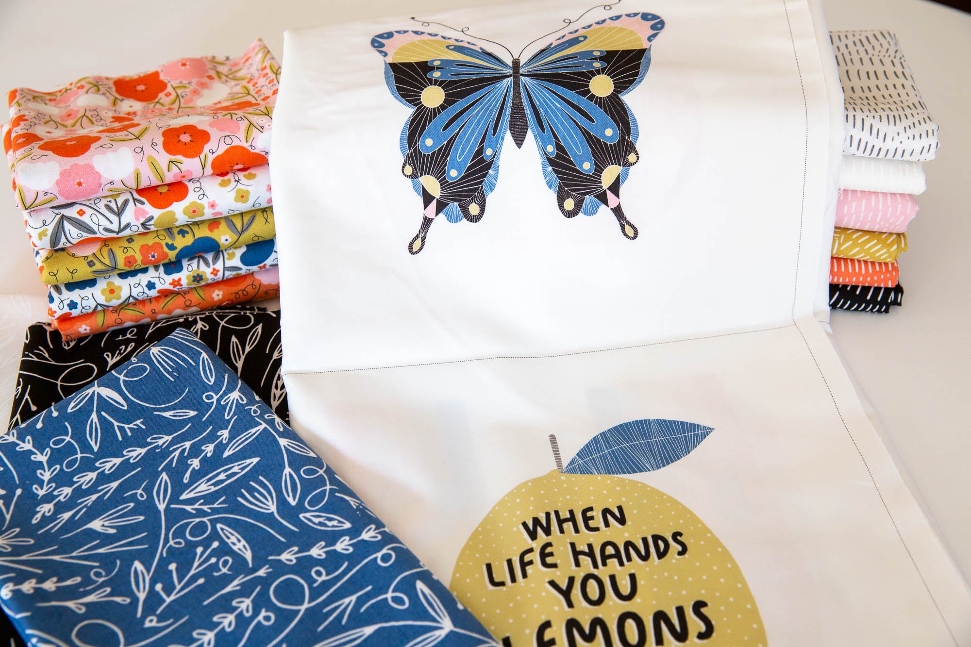 Words to Live By Collection Bundle and Panel, 21 Pieces, Gingiber, Moda Fabrics, 48320