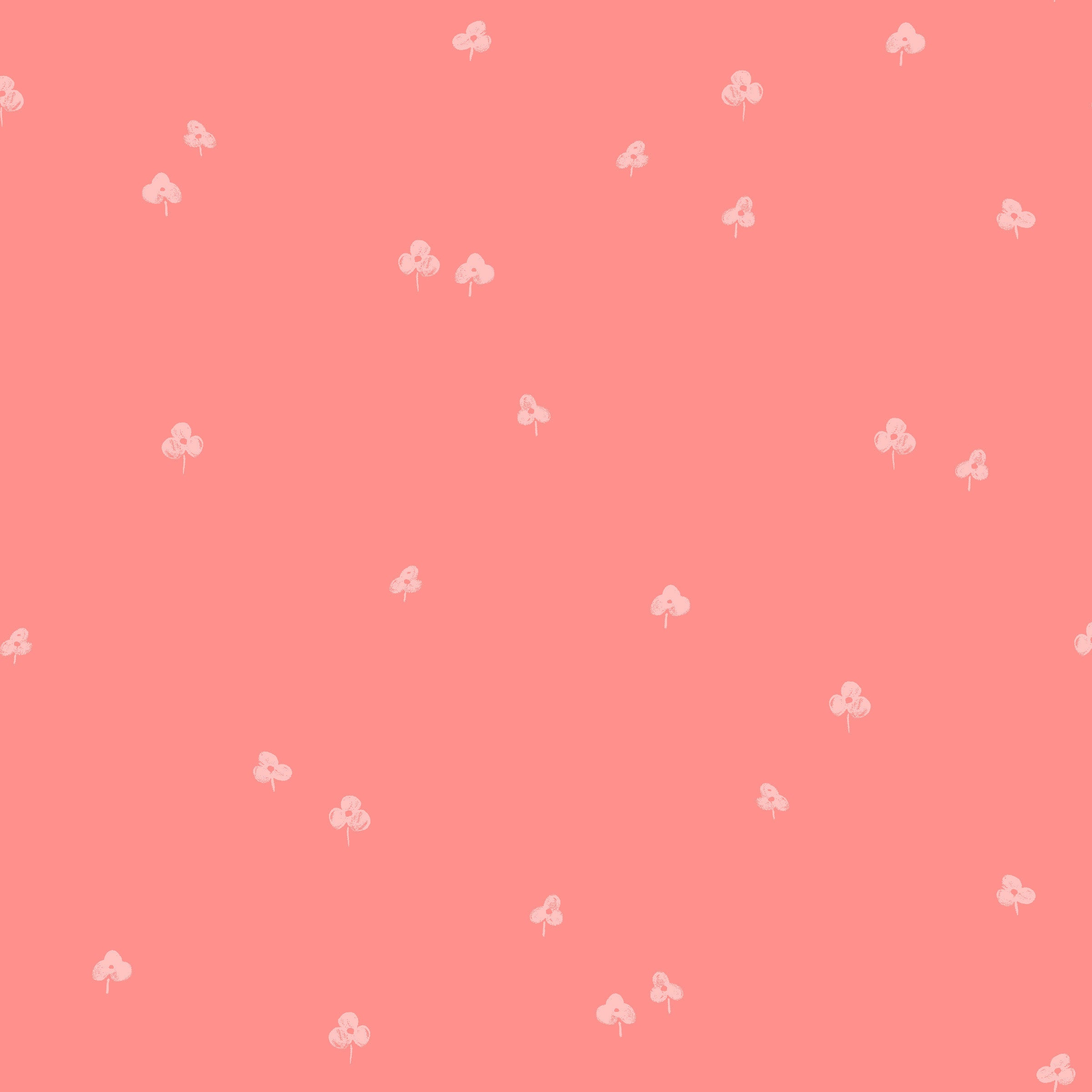 Clover and Over in Peachy, Cotton+Steel Basics, CS105-PE2