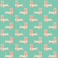 Mori No Tomodachi Usagi Chan in Turquoise, Hitomi Osumi, HO104-TU2U