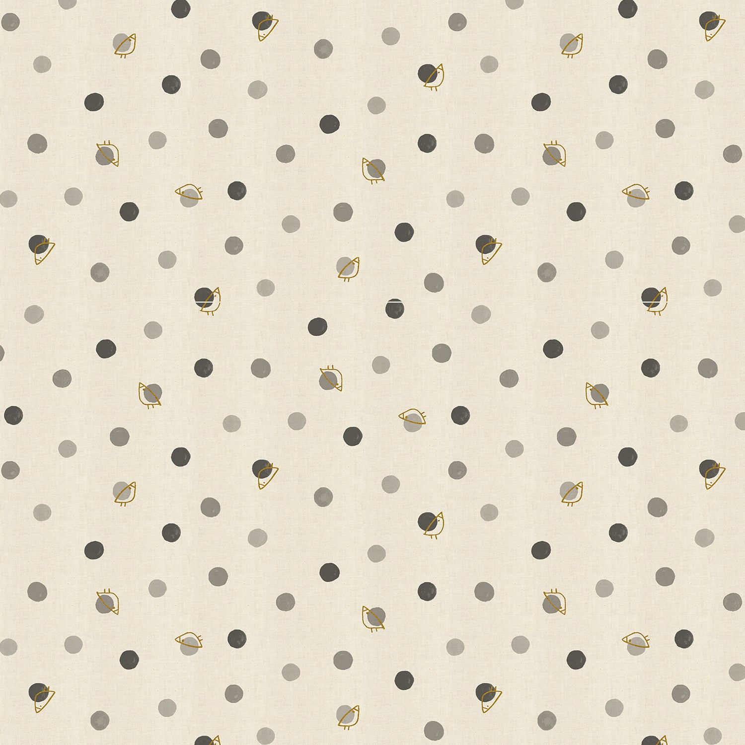 Omatsuri Nakama Kotorichan in Black Unbleached Metallic Fabric, Hitomi Osumi, HO303-BK4UM