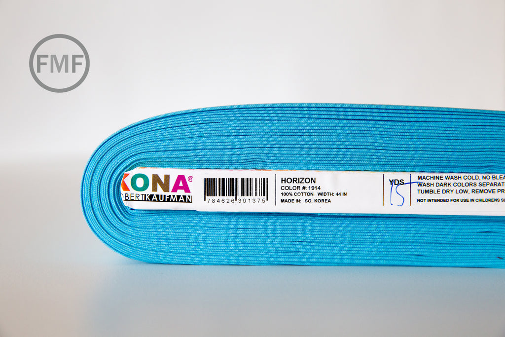 Horizon Kona Cotton Solid Fabric from Robert Kaufman, Kona Cotton Color of the Year 2021, K001-1914