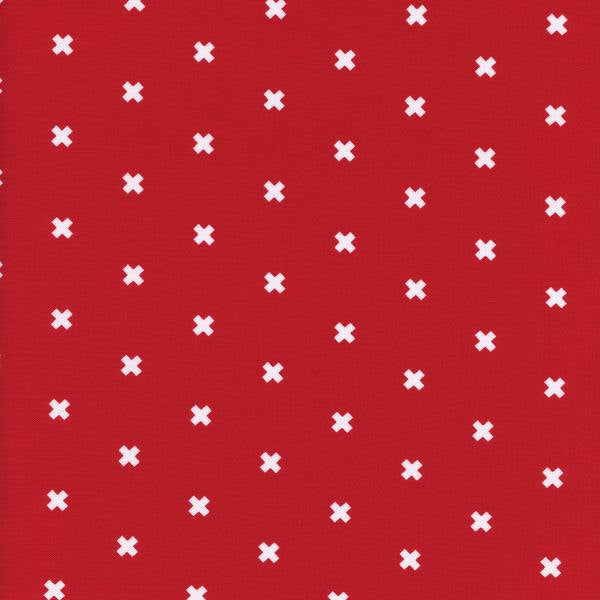 XOXO in Velvet Ribbon, Cotton+Steel Basics, Rashida Coleman Hale, RJR Fabrics, 100% Cotton Fabric, 5001-016