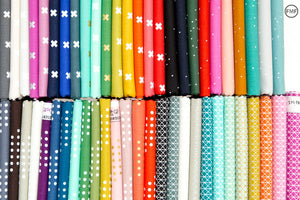 XOXO in Pink Cheeks, Cotton+Steel Basics, Rashida Coleman Hale, RJR Fabrics, 100% Cotton Fabric, 5001-005
