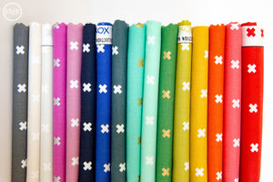 XOXO in On the Rocks, Cotton+Steel Basics, Rashida Coleman Hale, RJR Fabrics, 100% Cotton Fabric, 5001-003