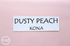 Dusty Peach Kona Cotton Solid Fabric from Robert Kaufman, K001-1465