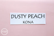 Load image into Gallery viewer, Dusty Peach Kona Cotton Solid Fabric from Robert Kaufman, K001-1465
