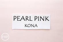 Load image into Gallery viewer, Pearl Pink Kona Cotton Solid Fabric from Robert Kaufman, K001-1283
