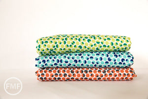 Framework Quarter Circles in Chartreuse, Ellen Baker for Kokka Fabrics, Double Gauze Cotton Fabric, JG-41800-801C