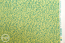Load image into Gallery viewer, Framework Quarter Circles in Chartreuse, Ellen Baker for Kokka Fabrics, Double Gauze Cotton Fabric, JG-41800-801C
