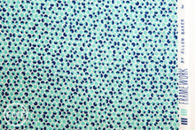 Load image into Gallery viewer, Framework Quarter Circles in Blue, Ellen Baker for Kokka Fabrics, Double Gauze Cotton Fabric, JG-41800-801A
