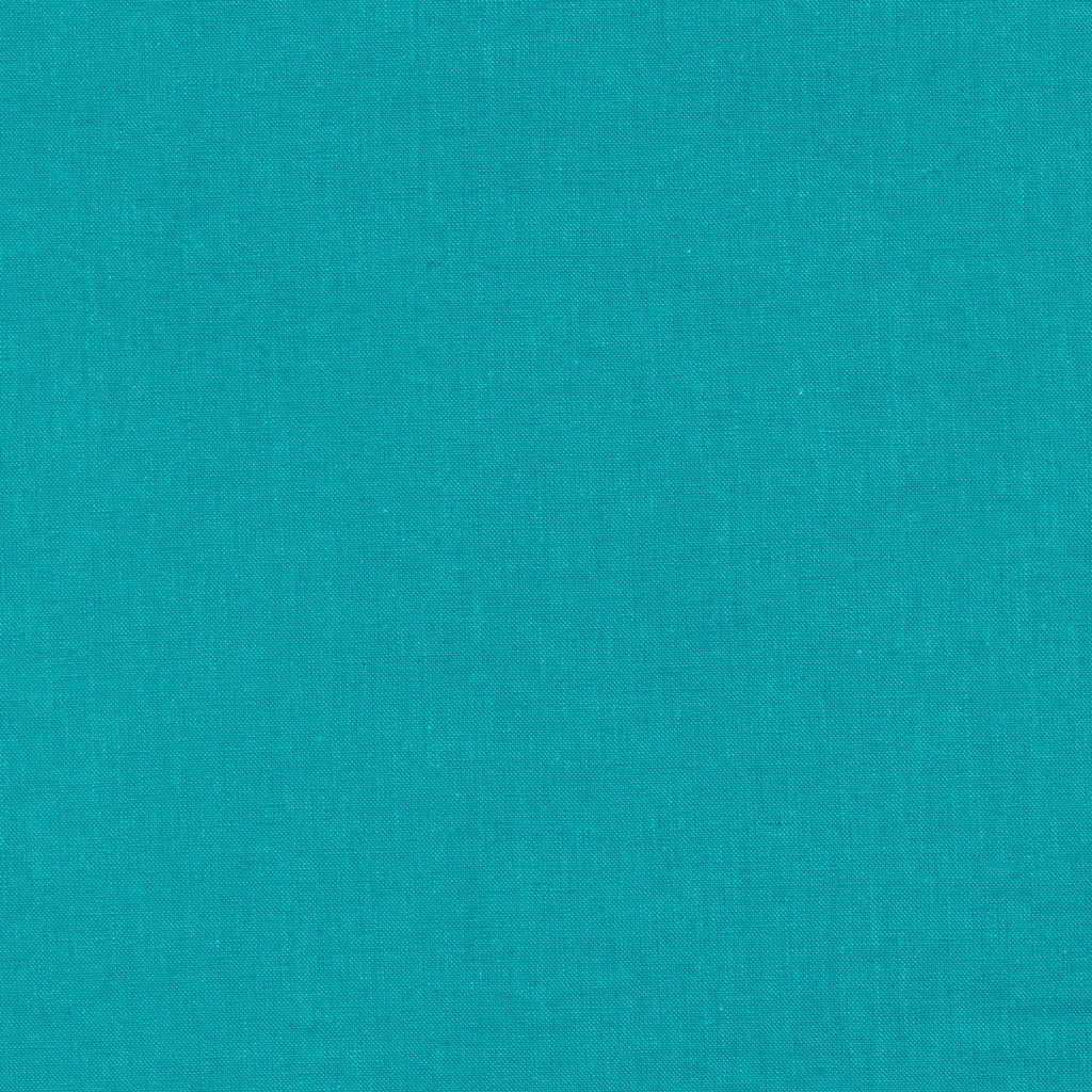 TURQUOISE Cirrus Solid, Chambray Weight, Crossweave, Yarn Dyed Solid Fabric, 100% GOTS-Certified Organic Cotton, Cloud9 Fabrics, 911
