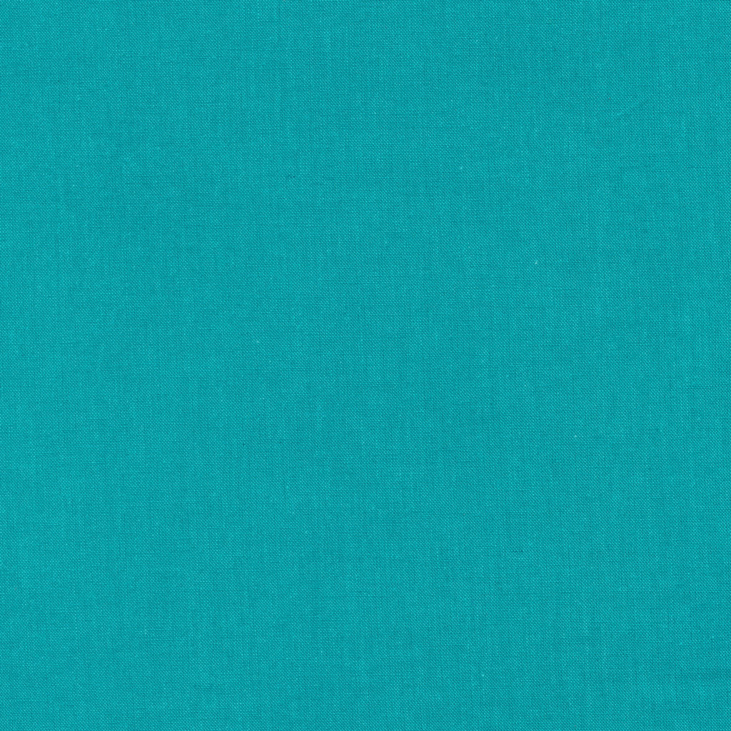 TURQUOISE Cirrus Solid, Chambray Weight, Crossweave, Yarn Dyed Solid Fabric, 100% GOTS-Certified Organic Cotton, Cloud9 Fabrics, 911