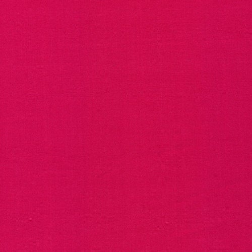FUCHSIA Cirrus Solid, Chambray Weight, Crossweave, Yarn Dyed Solid Fabric, 100% GOTS-Certified Organic Cotton, Cloud9 Fabrics, 918