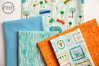 Scenic Route Trees in Orange, Deena Rutter, Riley Blake Designs, 100% Cotton Fabric, C3663-ORANGE