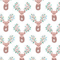 Pine Grove Sleeping Deer in White, Stella-701 White