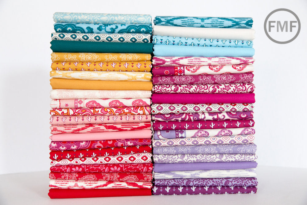 Spellbound Desert Cacti in Soul Pink,  Urban Chiks, 100% Cotton, Moda Fabrics, 31112 12