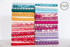 Spellbound Ikat in Mystical Plum Vanilla Sky,  Urban Chiks, 100% Cotton, Moda Fabrics, 31116 14