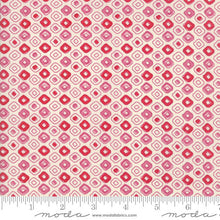 Load image into Gallery viewer, Spellbound Tribal Dots in Scarlet Red Vanilla Sky,  Urban Chiks, 100% Cotton, Moda Fabrics, 31115 15
