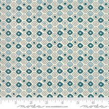 Load image into Gallery viewer, Spellbound Tribal Dots in Turquoise Vanilla Sky,  Urban Chiks, 100% Cotton, Moda Fabrics, 31115 12
