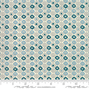 Spellbound Tribal Dots in Turquoise Vanilla Sky,  Urban Chiks, 100% Cotton, Moda Fabrics, 31115 12