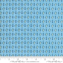 Load image into Gallery viewer, Spellbound Desert Cacti in Sky Blue,  Urban Chiks, 100% Cotton, Moda Fabrics, 31112 16
