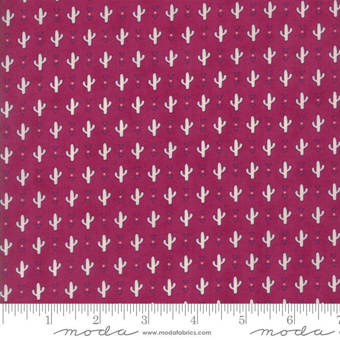 Spellbound Desert Cacti in Mystical Plum,  Urban Chiks, 100% Cotton, Moda Fabrics, 31112 14