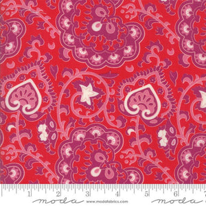Spellbound Gypsy in Scarlet Red,  Urban Chiks, 100% Cotton, Moda Fabrics, 31111 11