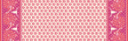 Spellbound Skull Double Border in Soul Pink,  Urban Chiks, 100% Cotton, Moda Fabrics, 31110 12