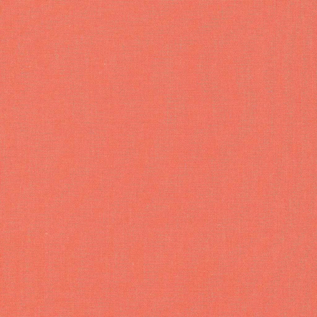 SALMON Cirrus Solid, Chambray Weight, Crossweave, Yarn Dyed Solid Fabric, 100% GOTS-Certified Organic Cotton, Cloud9 Fabrics, CIR 965