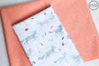 Pine Grove Dotted Foxes in White, Stella-699 White