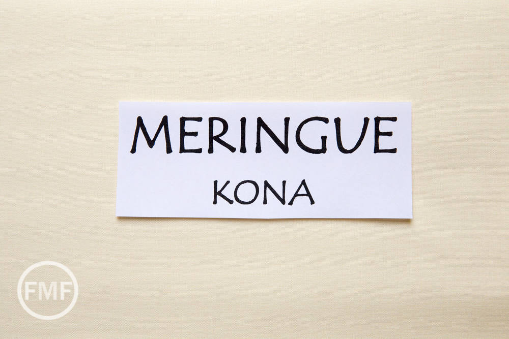 Meringue Kona Cotton Solid Fabric from Robert Kaufman, K001-1229